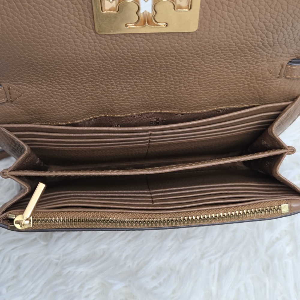 Tory Burch Crossbody Purse (Pebbled Leather) - Picture 14 of 16